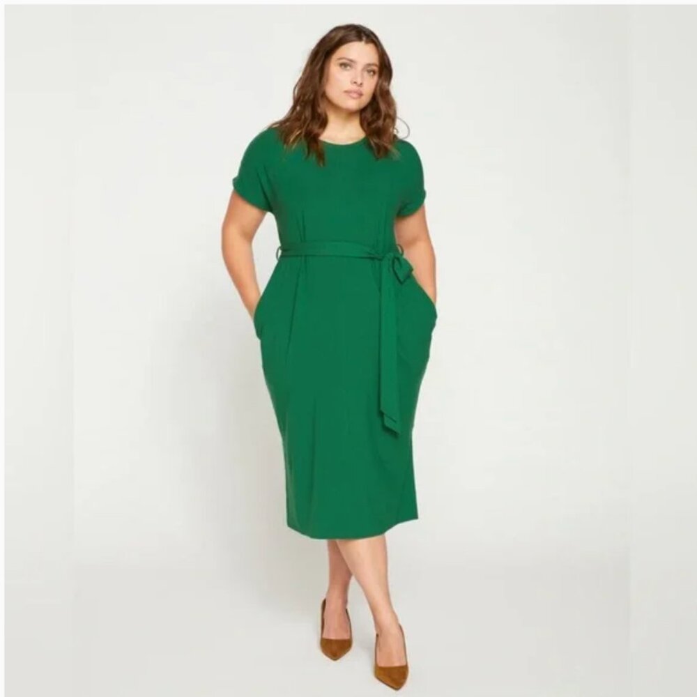 Green Jersey Dress Universal Standard